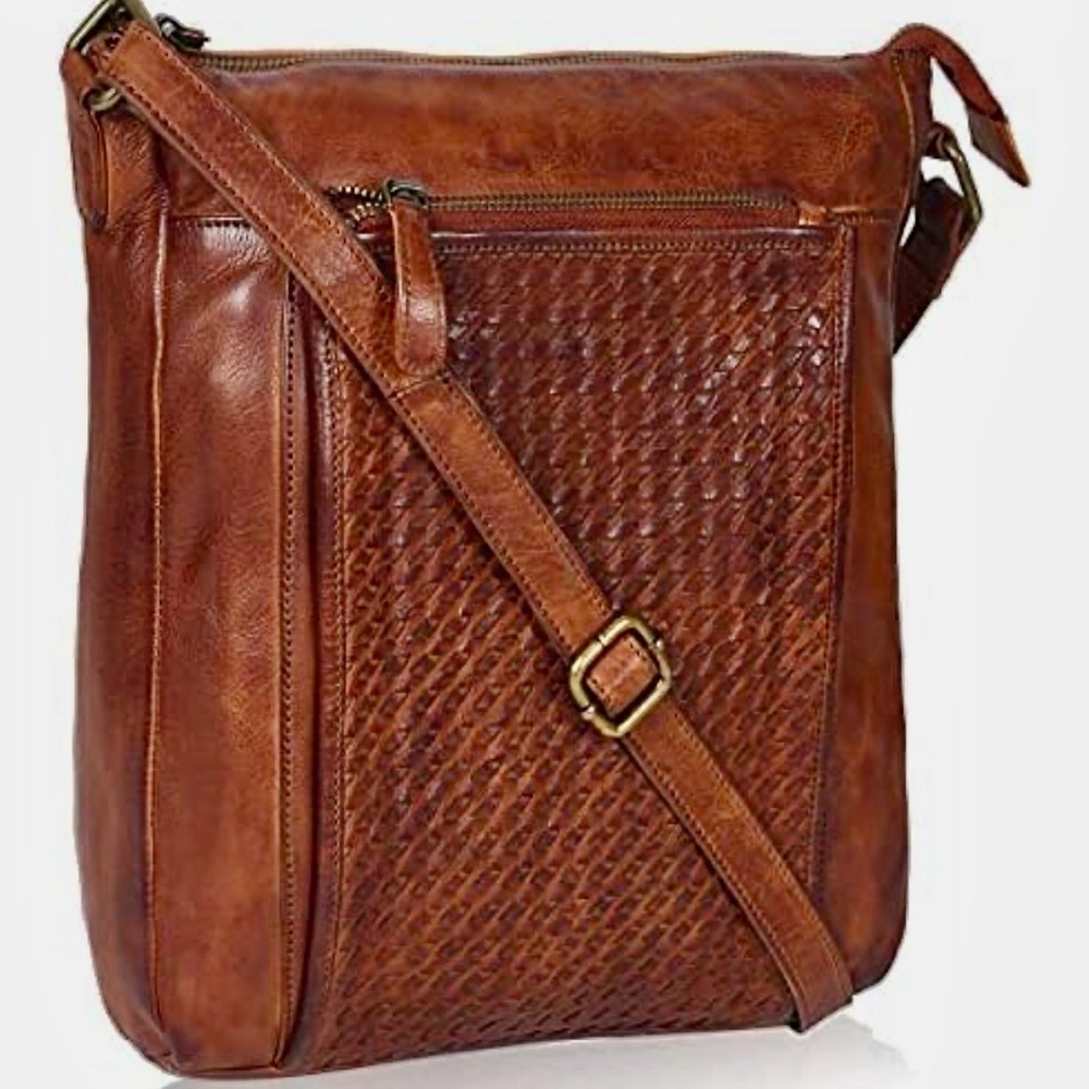 Estalon Leather Crossbody Bag